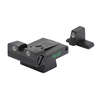MEPRO Tru Dot adjustable night sights enhance targeting accuracy in all light conditions, offering over 85% increased hit efficiency for rapid instinctive aiming.