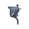Timney Hit trigger for Remington 700 offers adjustable pull weight (8oz-2lb), durable machined components, and choice of straight/curved shoes in nickel finish.