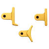 Enhance your shooting experience with the TIMNEY All SHOES FIT Calvin Elite Gold Shoe Kit, featuring adjustable heeled, curved, and straight trigger shoes in multiple colors.