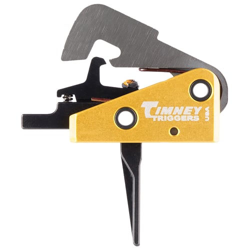 Timney AR-10 Trigger offers a smooth, crisp 4lb pull with durable S7 and A2 tool steel components, ready for easy installation in your rifle.