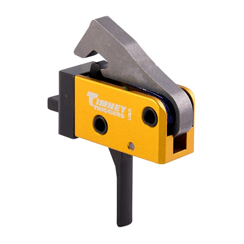 Timney AR PCC Trigger offers easy drop-in installation, a 2.5-3lb pull weight, no adjustments needed, and options for curved or straight trigger shoes.