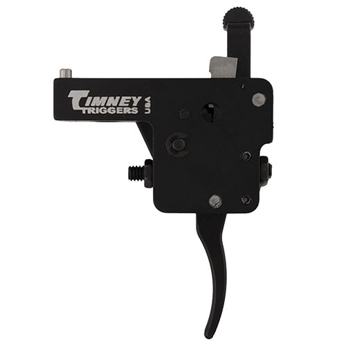 Timney MOSSBERG trigger offers easy drop-in installation, adjustable pull weight (1.5-4lb), and a safety feature for enhanced accuracy and consistency.