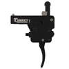 Timney MOSSBERG trigger offers easy drop-in installation, adjustable pull weight (1.5-4lb), and a safety feature for enhanced accuracy and consistency.