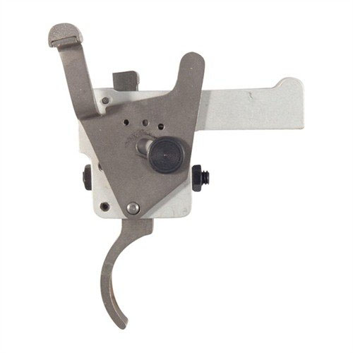 Timney's single-stage replacement trigger for Weatherby Vanguard offers adjustable pull weight (1.5-4 lbs), crisp break, and integrated safety for enhanced accuracy.