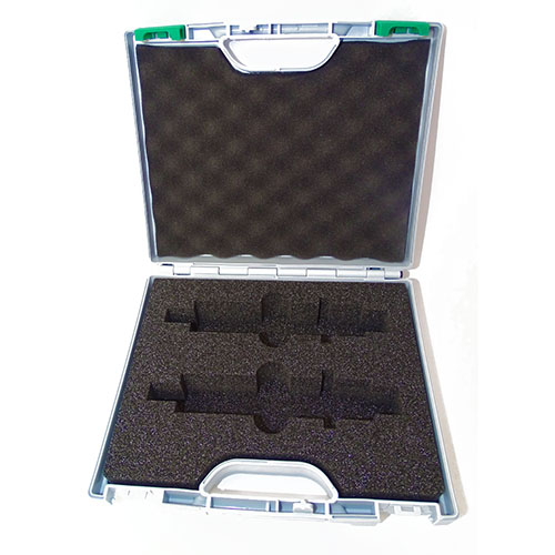 TRIEBEL Premium Case offers secure storage for your 1-1/4" reloading dies and accessories, ensuring organization and protection for your essential tools.