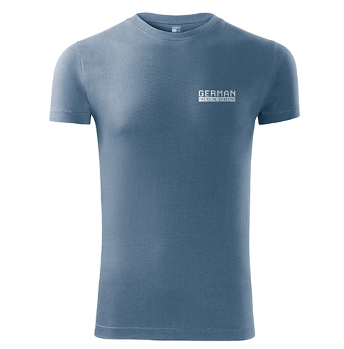 Experience comfort and durability with the German Tactical Systems T-Shirt, made from soft 100% cotton, featuring a sporty fit and iconic logos for everyday warriors.