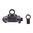 XS SIGHT SYSTEMS RIFLE HIGH WEAVER BACKUP BASE .350" GHOST RING BLACK