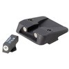 ARO-TEK Green Night Sight Front/Rear Set, fits +0