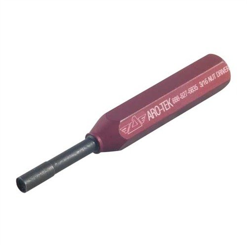 Precision tools for Glock repairs include a 3/16" nut driver, .050" Allen wrench, and a 3/32" punch, all in a durable vinyl pouch for easy transport.