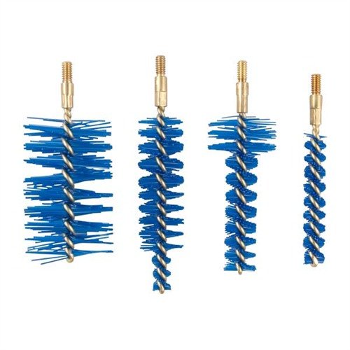 Tough Nyflex™ nylon brushes flex for effective cleaning of AR-style .308 rifles, featuring a brass core that protects against scratches.