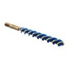 IOSSO NYFLEX bore brushes feature flexible blue Nyflex bristles for effective cleaning without scratching, ideal for handguns, rifles, and shotguns.