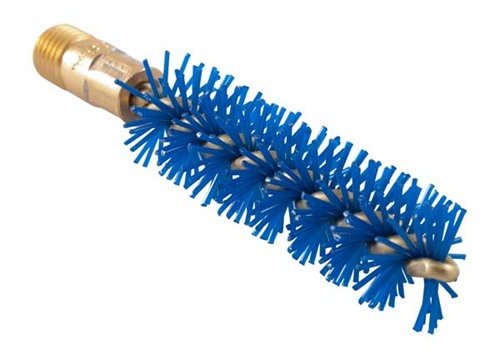 IOSSO Nyflex Shotgun Bore Brushes offer durable cleaning with flexible blue bristles that prevent sticking, effectively removing fouling without scratching the bore.