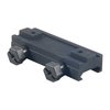 Sinclair Benchrest Adapter provides a stable shooting surface, featuring an anodized aluminum base with twin runners for smooth recoil management on Picatinny rails.