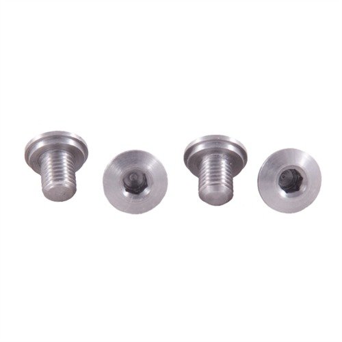 SLIM GRIP SCREWS by ED BROWN offer a sleek, flush fit for your 1911 grips, available in heat treated steel or stainless, sold in packs of 4 with an Allen wrench.