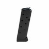 Reliable 8-round magazine with steel follower, heavy-duty spring, easy disassembly, and non-slip base pad, available in stainless steel or Black Nitride.
