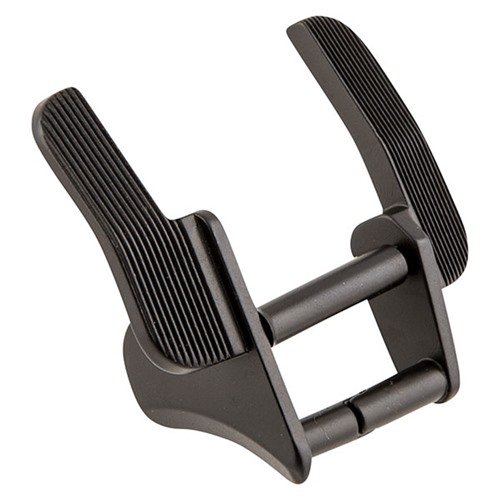 Ed Brown Machined Ambidextrous Wide Match Thumb Safety offers quick actuation, superior quality, and fits all 1911 frames, available in blued or stainless steel.