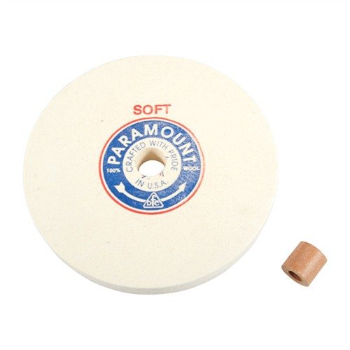 Discover the BACON FELT 8" Soft Polishing Wheel for a professional finish; perfect for gunsmithing with adaptable arbor sizes and superior felt density.