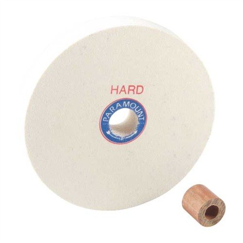 Discover BACON FELT's 6" Hard Felt Polishing Wheels for a superb finish; ideal for gunsmiths with adapters for various arbors and precise polishing techniques.