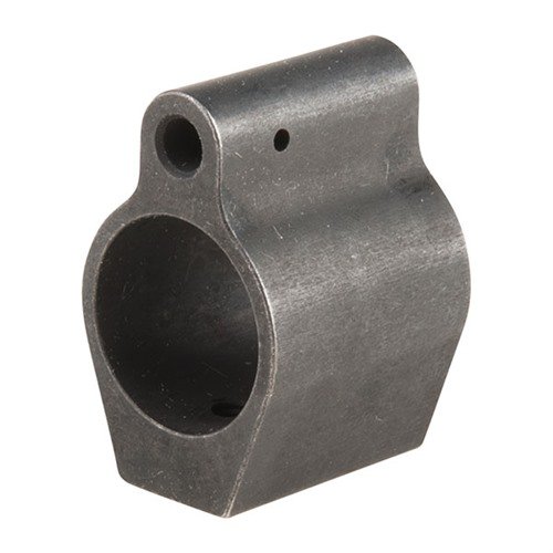 Slim, low-profile AR-15 gas block for maximum clearance, reduces weight, enhances appearance, and includes all installation hardware. Fits .750" O.D. barrels.