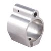 Slim, low-profile AR-15 gas block enhances optics clearance, reduces weight, and improves appearance; fits .750" and .875" barrels, made from durable 416 stainless steel.