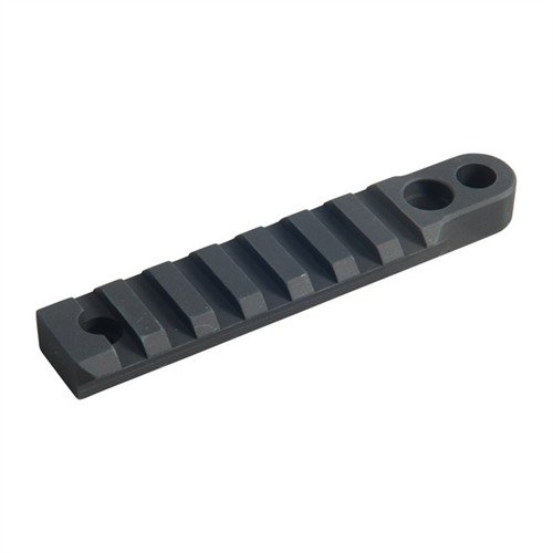 BADGER ORDNANCE Picatinny Bipod Accessory Rail offers a lightweight, durable solution for mounting bipods with Mil-Spec aluminum, featuring a flush cup sling point.