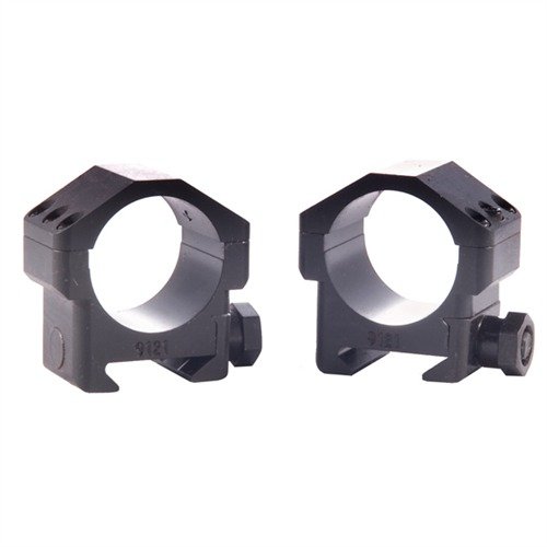 MAX-50 Scope Rings offer 60% more holding power with 6 Torx screws, machined from steel, MIL STD 1913 compatible, perfect for .50 BMG precision.