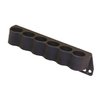 Rugged aluminum shell holder securely mounts extra 12 gauge shotshells for fast tactical reloads on Remington 870/1100/11-87, includes all hardware.