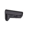 Magpul's AR-15 MOE SL-K Stock offers a slim, lightweight design with an ambidextrous latch, rubber recoil pad, and built-in sling loop for versatile use.