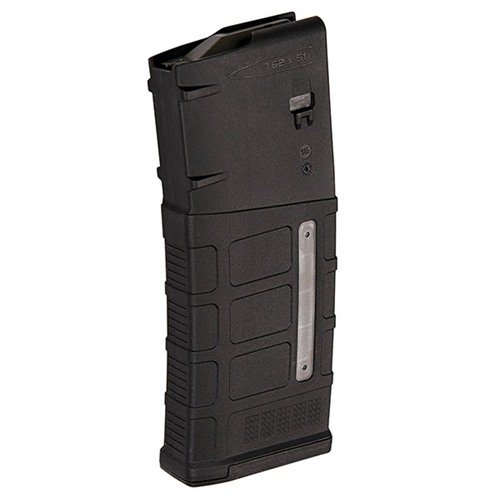 Lehký a spolehlivý zásobník PMAG 25 LR/SR GEN M3 pro AR-308, s kapacitou 25 ran, průhlednými okny MagLevel a anti-tilt follower pro hladké podávání.