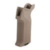 MOE-K2 grip offers a vertical angle for short LOP weapons, aggressive texture for control, and compatibility with Magpul Grip Cores for storage.