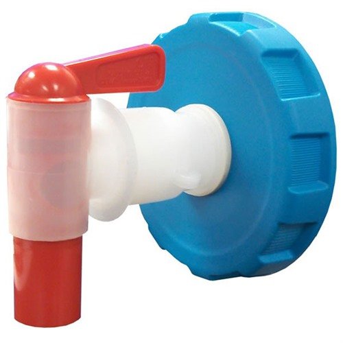 VENTLESS SPIGOT ASSEMBLY allows for versatile use of WaterBrick containers, enabling storage of food without needing a vent, perfect for all your needs.