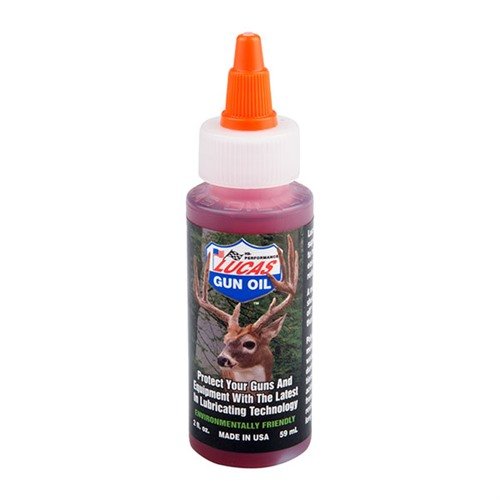 Lucas Hunting Gun Oil offers odorless, all-weather lubrication, rust protection, easy clean-up, and long-term storage, making it ideal for all firearms and bows.