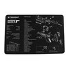 Heavy duty TEK MAT Pistol Gun Cleaning Mat protects your Glock's finish, features an exploded parts diagram, and ensures easy clean-up with non-slip backing.