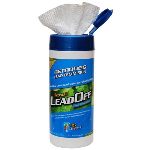 LEADOFF WIPES effectively remove Lead and toxic metals from skin and surfaces without harsh chemicals, ensuring safety for all family members after handling firearms.