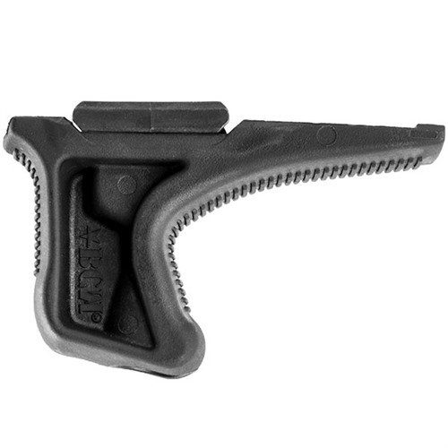 PICATINNY BCMGUNFIGHTER KAG Angled Grip offers biomechanical efficiency, positive retention, and joint relief for smooth weapon manipulation and improved target transitions.