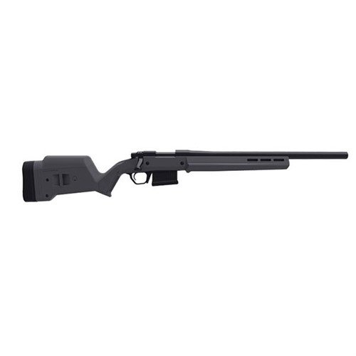 Magpul Rem 700 SA Hunter Stock offers enhanced ergonomics, adjustable length of pull, M-LOK compatibility, and a true drop-in solution for Remington 700 Short Actions.