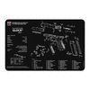 TEK MAT Pistol Gun Cleaning Mat offers a heavy-duty, non-slip design with a soft polyester top, protecting your Glock Gen 4 during cleaning and repairs.