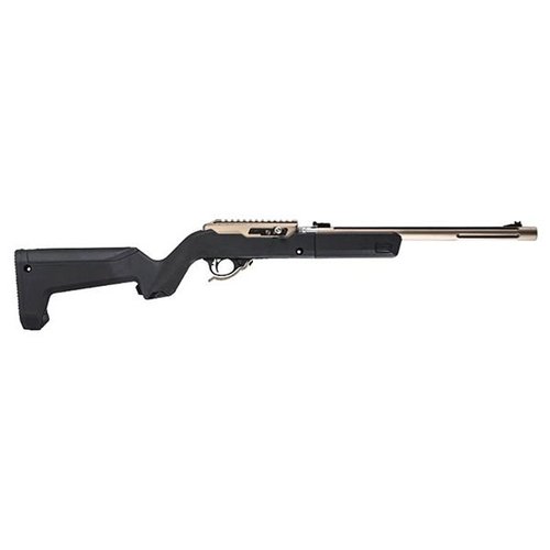 Magpul X-22 Backpacker stock for Ruger 10/22 Takedown offers durable polymer construction, ergonomic design, and integrated storage for up to 3 magazines.