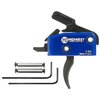 Midwest Industries AR-15 Enhanced Drop-In Trigger offers a smooth 3.5lb pull, short reset, minimal overtravel, and easy installation for improved accuracy.