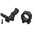 AMERICAN RIFLE COMPANY 34MM MEDIUM (1.10") SCOPE RINGS BLACK