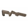 Magpul's Backpacker Stock for Ruger PC Carbine offers portability, M-LOK slots for accessories, dual storage for magazines, and adjustable length-of-pull for comfort.