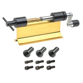 Forster Original Case Trimmer Kit offers precision trimming for most calibers (.171" to .459"), includes 6 pilots and 3 collets for versatile reloading.