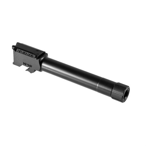 Silencerco's S&W M&P threaded barrel is a drop-in 9mm upgrade, crafted from high-grade stainless steel, ready for suppressors with ½"-28 threads.