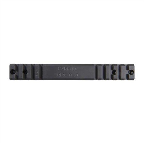 Precision CNC machined steel bases for Remington 700, ensuring perfect alignment and stability with self-centering screws; compatible with Picatinny/Weaver rings.