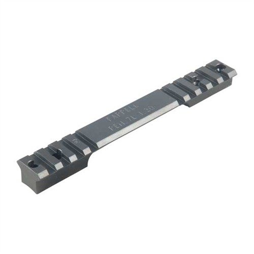 Precision CNC machined steel scope base for Remington 700 with 20 MOA elevation, ensuring stability, exact fit, and compatibility with Picatinny/Weaver rings.