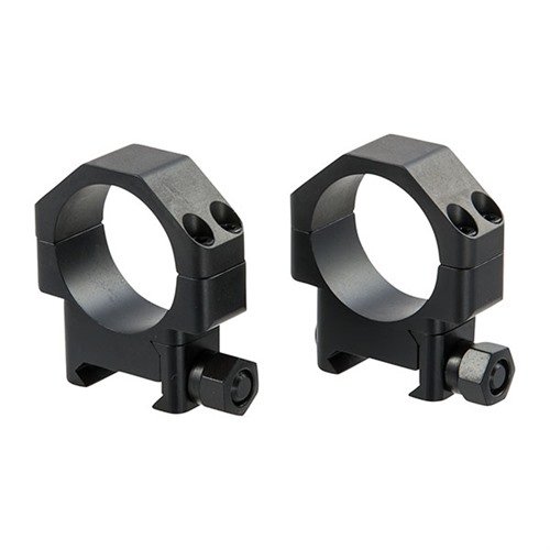 TSR-W rings are precision-machined from alloy steel for maximum scope contact, secure hold against recoil, and easy reticle alignment with a sleek design.