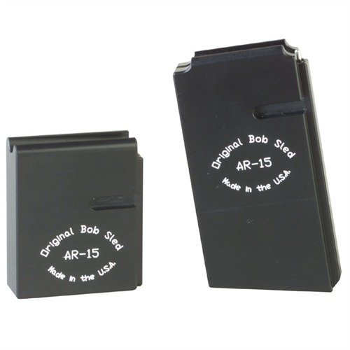 Self-lubricating Delrin® block ensures smooth single round loading for AR-15, with reliable feeding and bolt hold open after each shot, ideal for competitions.