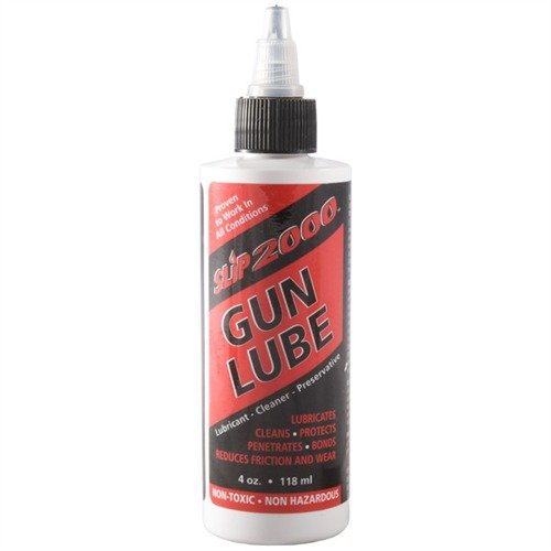 Gun Lube is an all-in-one synthetic CLP that cleans, lubricates, and preserves firearms, reducing wear and cleaning frequency without attracting dirt.