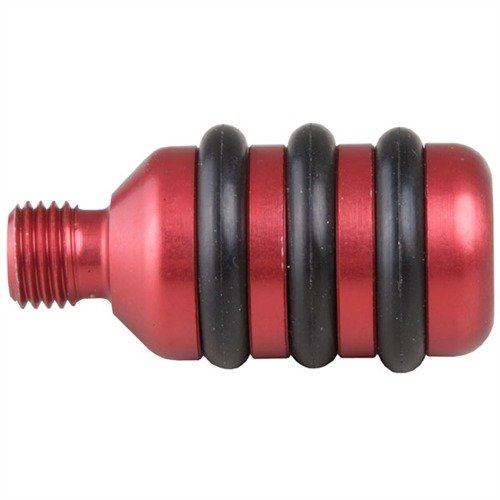 TCS O-Ring Cleaning Jags enhance bore cleaning with solid aluminum construction and rubber O-rings, ensuring efficient removal of fouling without damaging rifling.