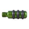 Solid aluminum jags with rubber O-rings ensure efficient cleaning without damaging rifling, perfect for removing fouling from your gun's bore.